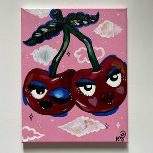 Cherry Painting wall decor